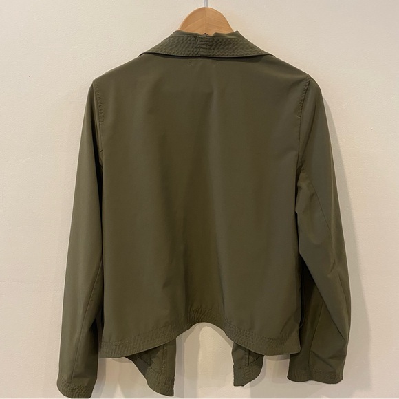 Open front jacket army green size large - Picture 6 of 12